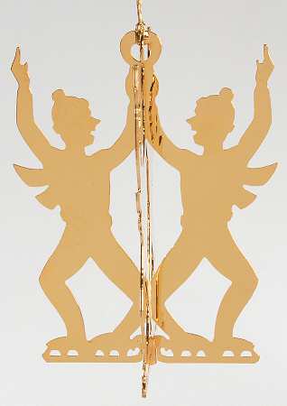 1980 Gold Christmas Ornament Collection Skater-Boy - Boxed