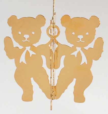 1980 Gold Christmas Ornament Collection Teddy Bear - Boxed