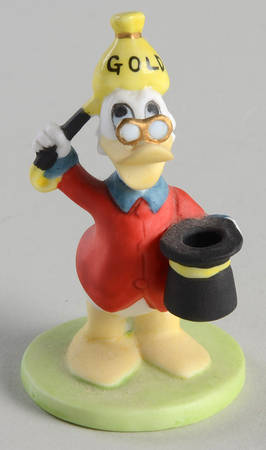 Disney Figurines Scrooge McDuck With Gold On Head - No Box