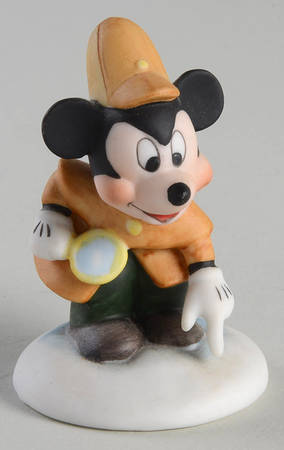 Disney Figurines Detective Mickey Mouse - No Box