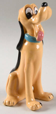 Disney Figurines Pluto-Blue Collar - No Box