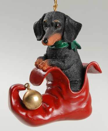 Delightful Dachsunds Santa's Little Elf - No Box
