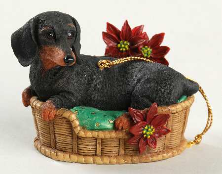 Delightful Dachsunds Waiting For Santa - No Box