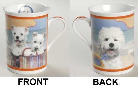 Wonderful Westies At The Beach - No Box
