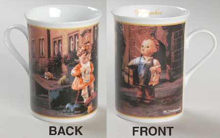 M I Hummel Mugs of the Year September -Mother's Helpers - Boxed