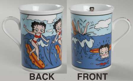 Betty Boop Mug Wipe Out Betty - No Box