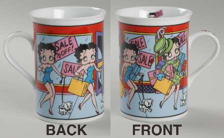 Betty Boop Mug Shopping Spree Betty - With Box