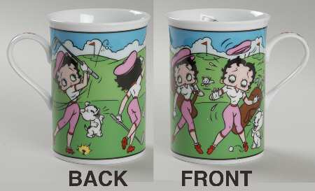 Betty Boop Mug Betty On The Links - No Box