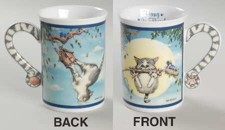 Comical Cats Collector Mug Hang In There - No Box
