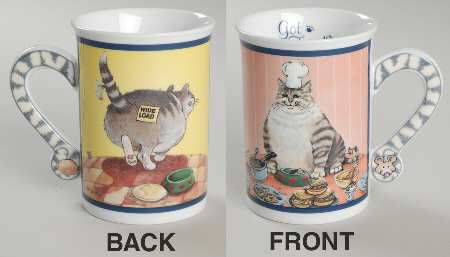 Comical Cats Collector Mug Got Food? - No Box