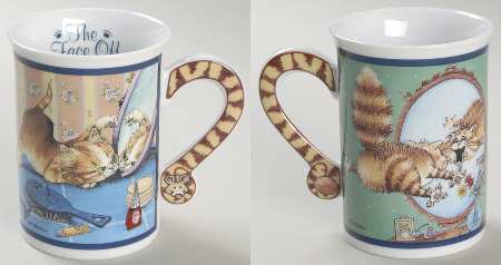 Comical Cats Collector Mug The Face Off - Boxed
