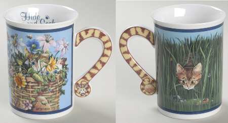 Comical Cats Collector Mug Hide And Seek - Boxed