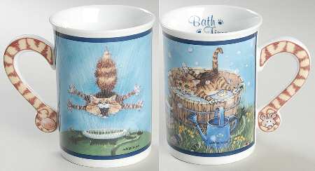 Comical Cats Collector Mug Bath Time - No Box