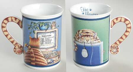 Comical Cats Collector Mug The Mouser - No Box