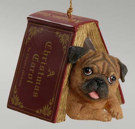 Pugs and Kisses Ornament Holiday Classic - No Box