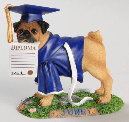 Pug Calendar Figurines June - No Box
