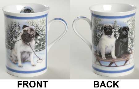 Purely Pugs Mug by Danbury Mint