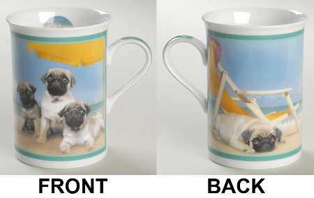 Purely Pugs Mug Made In The Shade - No Box