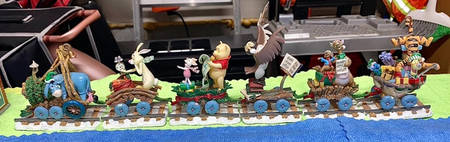 Christmas Figurines Eeyore Holiday Train - Boxed