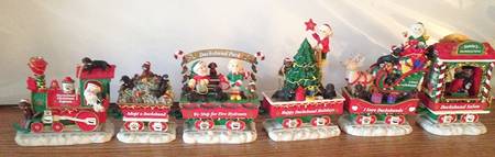 Dachshund Christmas Figurines Dachshund Christmas Express - No Box