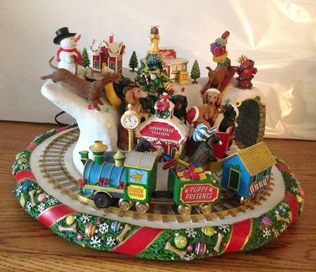 Dachshund Christmas Figurines Dachshund Christmas Wonderland - No Box