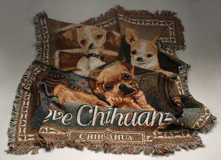 Danbury Mint Giftware Chihuahua Throw - No Box