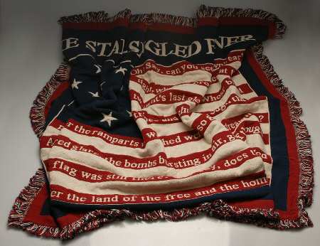 Danbury Mint Giftware Star-Spangled Banner-Throw - Boxed