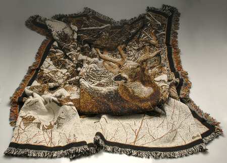 Danbury Mint Giftware Deer Throw - No Box