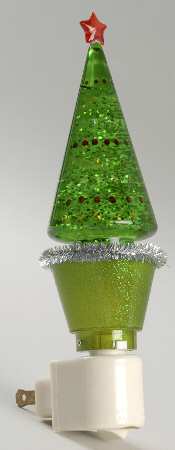 Night Lights Cone Tree-Green - Boxed