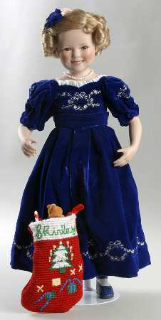 Shirley Temple Christmas Doll Gift Bearer - Boxed