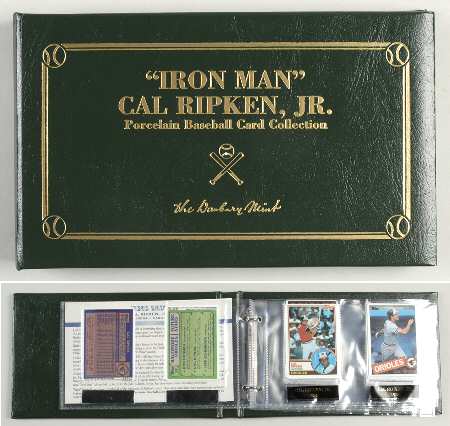 Danbury Mint Sport Cards Iron Man-Cal Ripken Jr-Set Of 16 - No Box