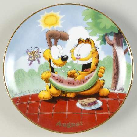 Garfield Perpetual Calendar August - No Box