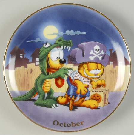 Garfield Perpetual Calendar October - No Box