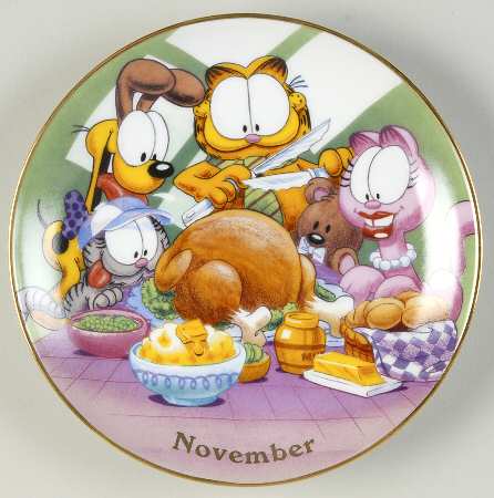 Garfield Perpetual Calendar November - No Box