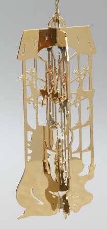 1982 Gold Christmas Ornament Collection Christmas Eve - Boxed