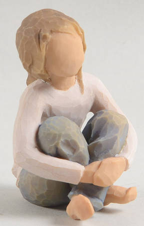 Roses in My Garden-Willow Tree Spirited Child - Boxed