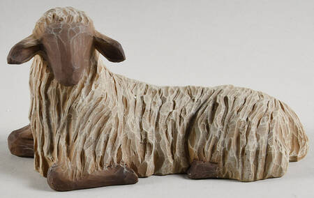 The Christmas Story-Nativity Sheep Lying - No Box