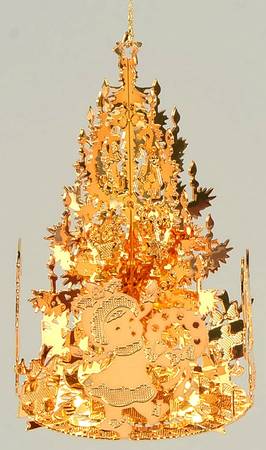 1992 Gold Christmas Ornament Collection Christmas Party - No Box