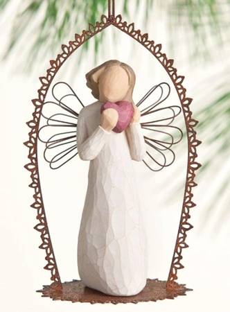 Willow Tree Trellis Ornaments Angel Of The Heart - Boxed