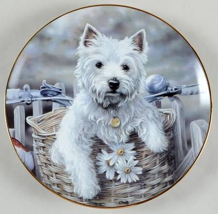 West Highland Terriers by Danbury Mint