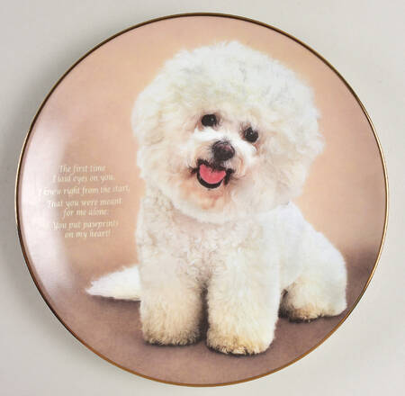 Cherished Bichons Pawprints On My Heart - No Box