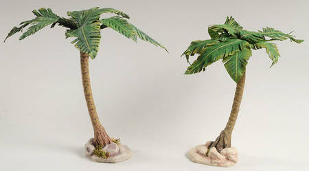 Neapolitan Nativity Palm Tree Set Of 2 - Boxed