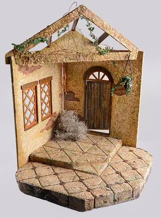 Neapolitan Nativity Manger Set - Boxed