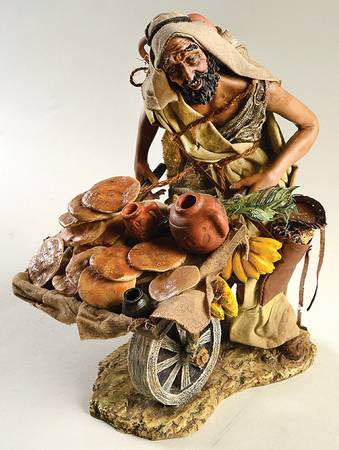 Neapolitan Nativity Bread Peddler - Boxed