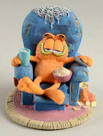 Garfield America's Favorite Cat Sittin' Pretty - No Box