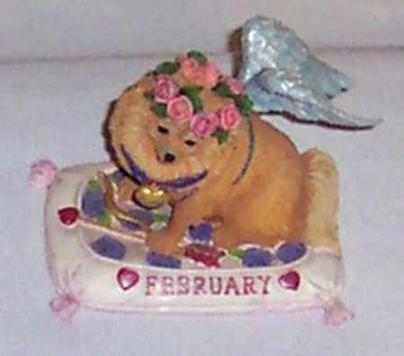 Pomeranian Perpetual Calendar February - No Box