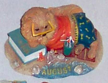 Pomeranian Perpetual Calendar August - No Box