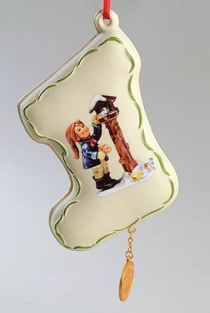 M I Hummel Annual Ornament Benevolent Birdfeeder - No Box