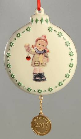 M I Hummel Annual Ornament Holiday Fun - Boxed