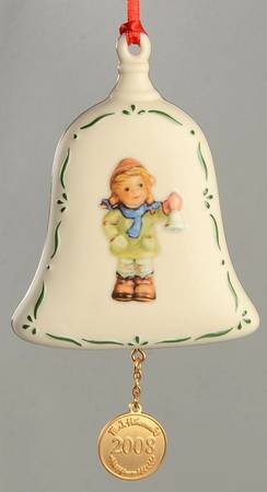 M I Hummel Annual Ornament Ring In A New Season - Boxed